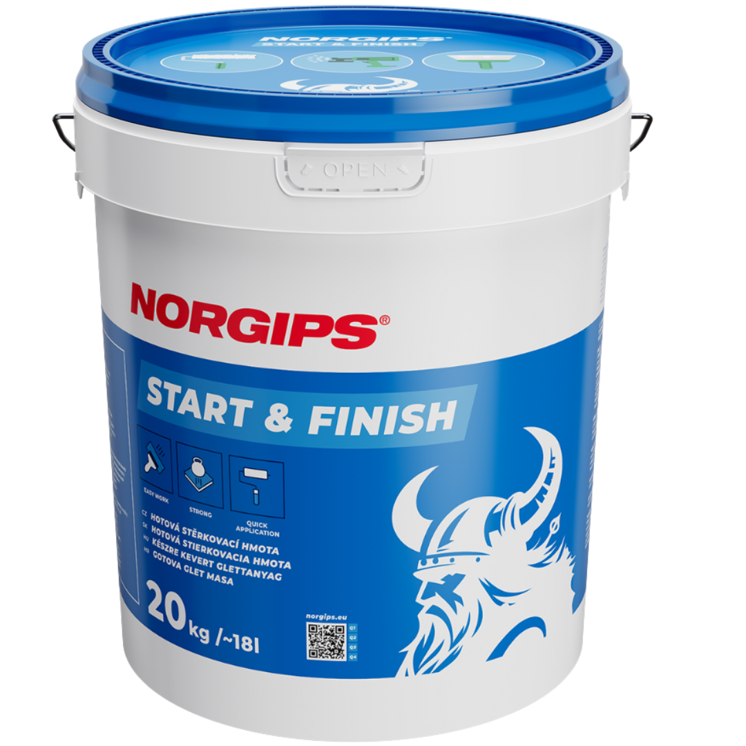 NORGIPS Start & Finish – univerzálny pastový tmel